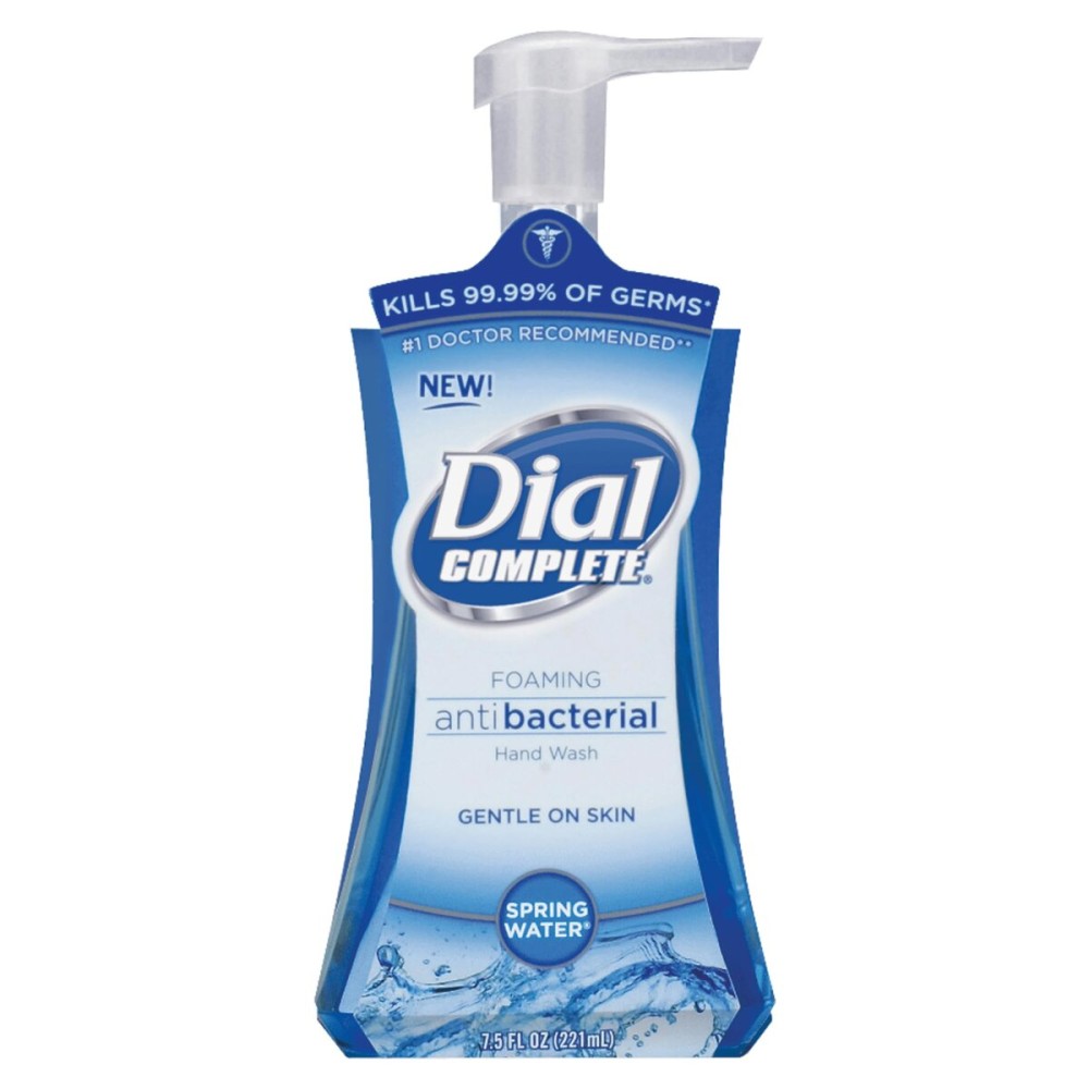 Dial Antibacterial Foaming Hand Soap, Spring Water, 7.5 fl oz