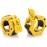 Greententljs Olympic Barbell Clamps Quick Release Pair of Locking 2 Olympic Bar Barbell Clip Lock Collars Spinlock Workout Pro Collar Clips for Squat Weightlifting Fitness Training (Pair of Yellow)