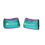 Gymenist Wrist Weights Running Stylish Bracelet Pair Of Weights Set of 2 Jogging Cardio Weight To Strengthen The Hands Forearm (1.5 Lb (Green - Purple))