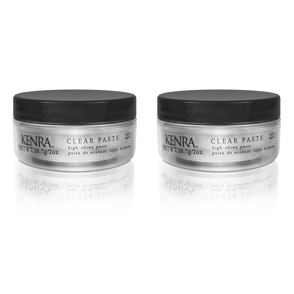 Kenra Professional Clear Paste 20 | High Shine Styler | High Hold & Control | Texturizing | All Hair Types | 2 oz (2-Pack)