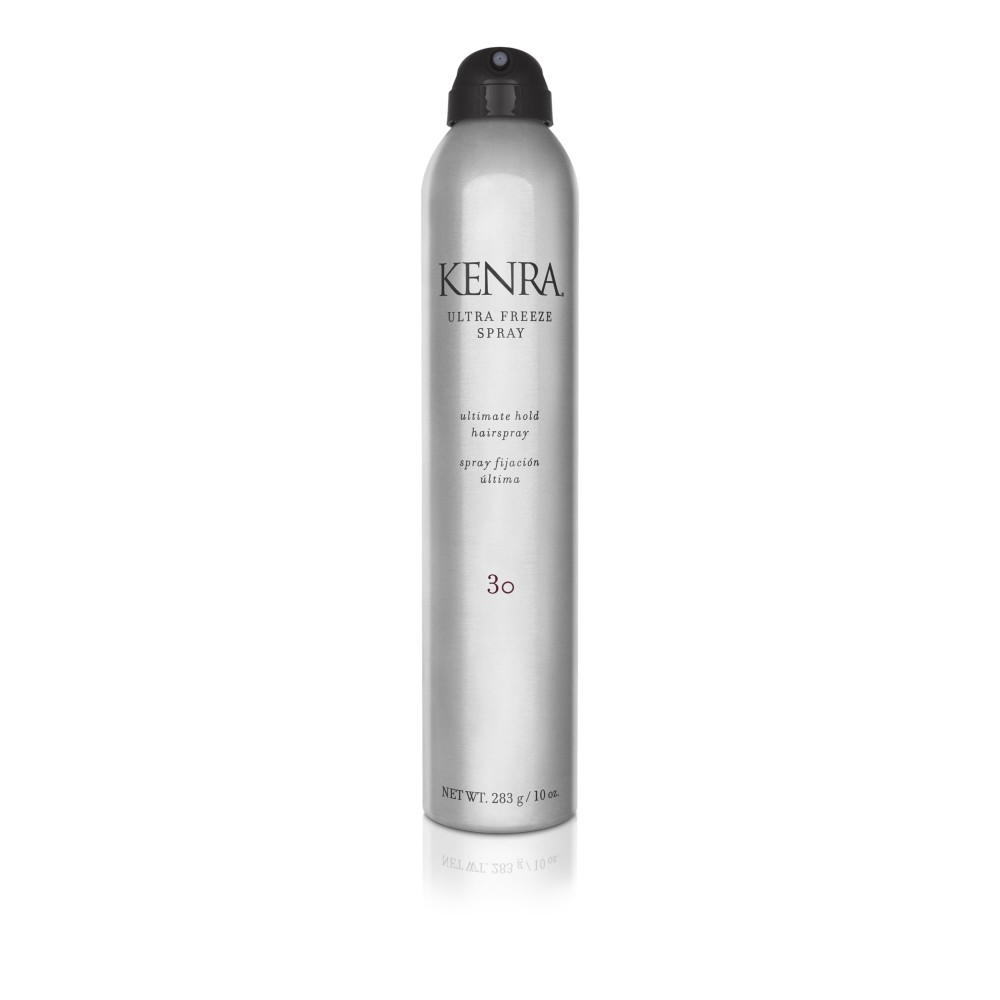 Kenra Ultra Freeze Spray 30 | Ultimate Hold Hairspray | Long-Lasting, Ultra-Firm Hold | Fast-Drying Formula | Provides Humidity Resistance | High Shine, Flake-Free Finish | All Hair Types | 10 oz