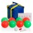 Playaboule Glow in The Dark LED Day Night Lighted Bocce Ball Set Choose (2 Color 107mm)