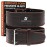 Leather Workout Belt - Weightlifting Belt with Metal Buckle for Men and Woman (Black/Red, Large)