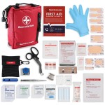 Surviveware 98 Pcs Comprehensive Premium Survival First Aid Kit - Medical Emergency Kit for Travel Camping Gear, Home Essentials & Outdoor Emergencies - HSA & FSA Eligible Survival Kit
