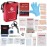 Surviveware 98 Pcs Comprehensive Premium Survival First Aid Kit - Medical Emergency Kit for Travel Camping Gear, Home Essentials & Outdoor Emergencies - HSA & FSA Eligible Survival Kit