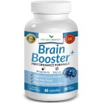 40-in-1 Brain Booster Supplement for Focus, Memory, Clarity, Energy | Advanced Vitamins Plus eBook | for Men & Women, Cognitive Function Nootropic Support with DMAE, Mind Health Formula | 60 Capsules
