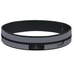 FlipBelt Reflective Running Belt, Black, Small