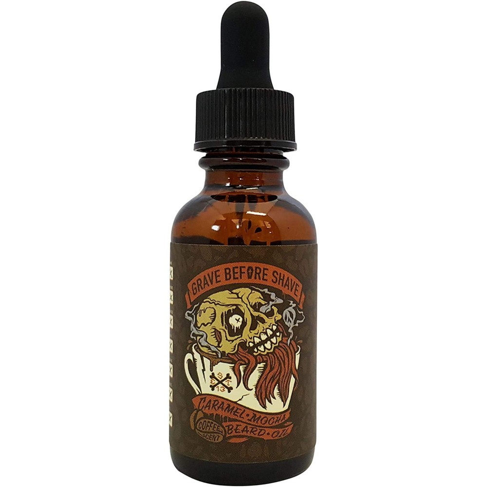 Grave Before Shave Caramel Mocha Blend Beard Oil (Caramel Mocha Coffee scent)