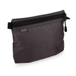 GOX Small Toiletry Bag for Men Bulk Cosmetic Bag Dopp Kit Carry On Zipper Pouch Organization Nylon Packing Sack Wate Repellent(Grey)