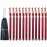 12 Pack Tent Stakes, 7075 Ground Metal Camping Aluminum Tent Pegs, Lightweight Tent Stakes Heavy Duty Spikes Camping Accessories, Red