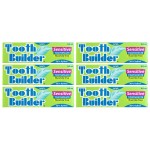 Squigle Tooth Builder SLS Free Toothpaste (Stops Tooth Sensitivity) Prevents Canker Sores, Cavities, Perioral Dermatitis, Bad Breath, Chapped Lips, 4 oz (24 Ounce (Pack of 6), Unflavored)