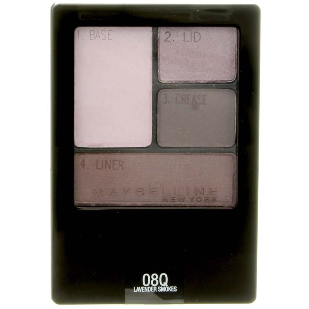 Maybelline New York Expert Wear Quads Eyeshadow, Lavender Smoke [08Q] 0.17 oz (Pack of 2)