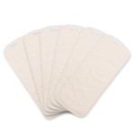 ALVABABY 6PCS Cloth Diaper Inserts 4-Layers Super Soft Inserts for Cloth Diapers Covers 6MB