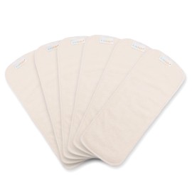 ALVABABY 6PCS Cloth Diaper Inserts - 5-Layer Super Soft Inserts for Diapers and Covers