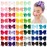40PCS 4.5 Inch Hair Bows for Girls Grosgrain Ribbon Toddler Hair Accessories with Alligator Clips for Toddlers Baby Girls Kids