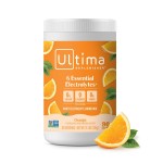 Ultima Replenisher Daily Electrolyte Powder Drink Mix - Sugar Free - Orange, 90 Servings - Hydration Powder with 6 Key Electrolytes and Trace Minerals - Keto Friendly, Vegan, Non-GMO