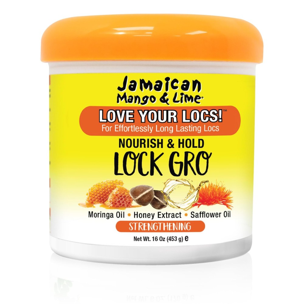 Jamaican Mango & Lime Love Your Locs Lock Gro - Hydrating Scalp Spray for Locs, Braids & Twists - Promotes Growth, Prevents Dryness & Itchiness - Nourishing Shea Butter & Herbal Formula 16 oz