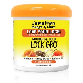 Jamaican Mango & Lime Love Your Locs Lock Gro - Hydrating Scalp Spray for Locs, Braids & Twists - Promotes Growth, Prevents Dryness & Itchiness - Nourishing Shea Butter & Herbal Formula 16 oz