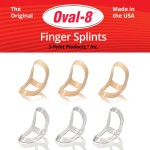 3-Point Products Oval-8 Finger Splint, Support and Protection for Arthritis, Trigger Finger or Thumb, and Other Finger Conditions, Size 4 (Pack of 3)