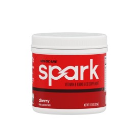 AdvoCare Spark - Energy Drink Mix - Vitamin & Amino Acid Supplement - Supports Energy & Focus - Portable Immune Support - Sugar-Free - Cherry, (10.5 oz)