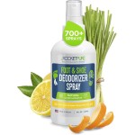 Rocket Pure Natural Foot & Shoe Deodorizer Spray - Foot Spray for Smelly Feet & Shoe Spray for Smelly Shoes - Removes, Controls & Prevents Odors - Made with Essential Oils - Made in USA (Lemon, 4oz)