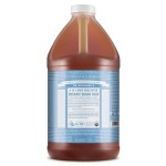 Dr. Bronners - Organic Sugar Soap (Baby Unscented, 64 Ounce) - Made with Organic Oils, Sugar and Shikakai Powder, 4-in-1 Use: Hands, Body, Face and Hair, Moisturizes and Nourishes, No Added Fragrance