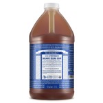 Dr. Bronner\'s Organic Sugar Soap (Peppermint, 64 Ounce)- Made with Organic Oils, Sugar & Shikakai Powder, 4-in-1 Uses: Hand and Body Wash, Face, Hair- Cleanses, Moisturizes, Nourishes, Vegan