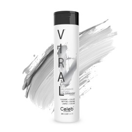 Celeb Luxury Viral Colorwash, Professional Semi-Permanent Hair Color Depositing Shampoo, Extreme Silver