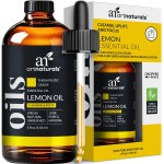 artnaturals Lemon Essential Oil (4.0 Fl Oz / 118ml) - 100% Pure Lemons Oils - Therapeutic Grade Best for Skin, Hair, Natural Solution, Aromatherapy & Diffuser