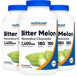 Nutricost Bitter Melon 600mg, 180 Capsules (3 Bottles)