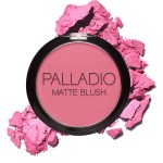 Palladio Matte Blush, Brushes onto Cheeks Smoothly, Soft Matte Look and Even Finish, Flawless Velvety Coverage, Effortless Blending Makeup, Flatters the Face, Convenient Compact, Poised