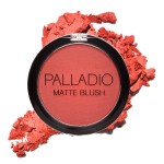 Palladio Matte Blush, Brushes onto Cheeks Smoothly, Soft Matte Look and Even Finish, Flawless Velvety Coverage, Effortless Blending Makeup, Flatters the Face, Convenient Compact, Tipsy
