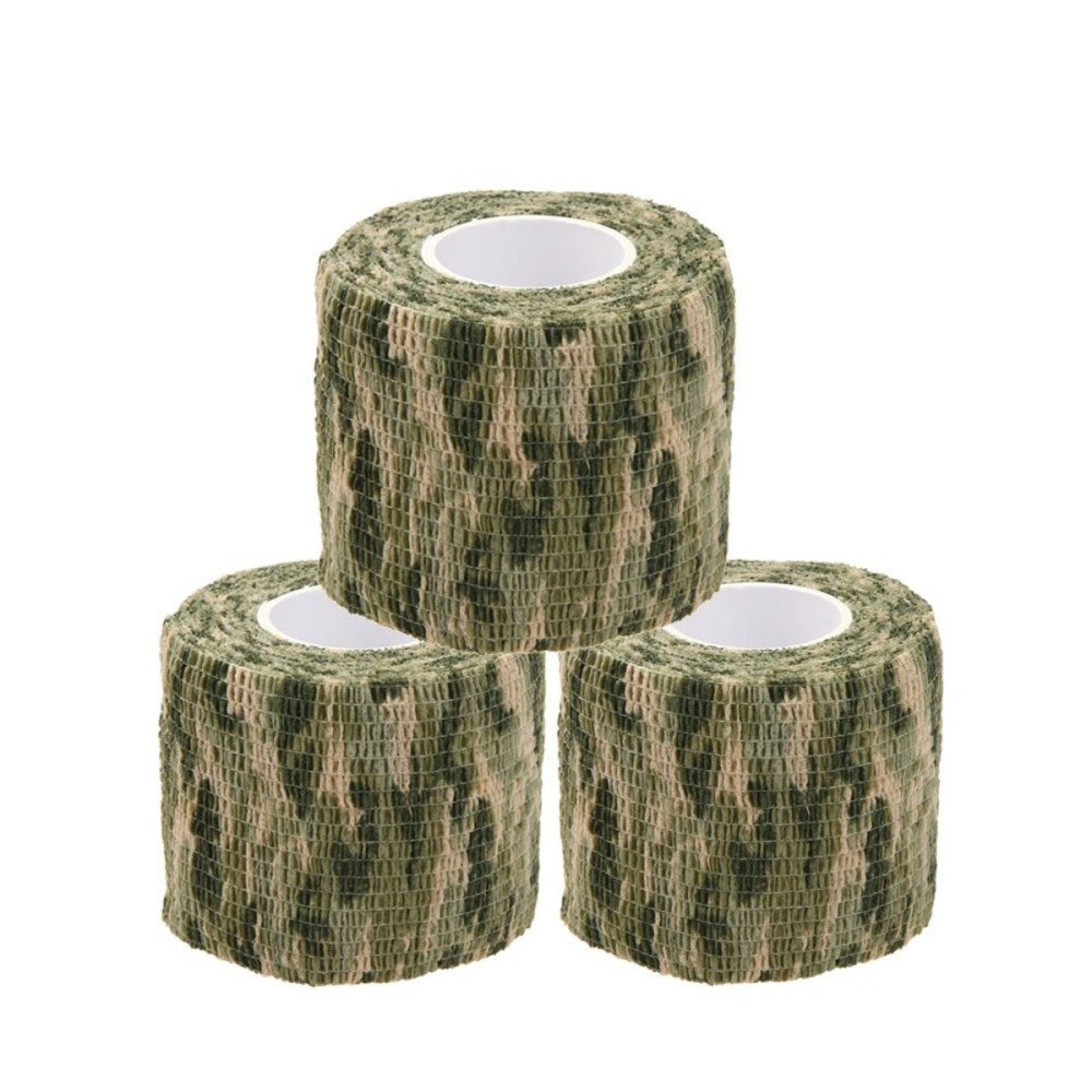 SEADESKY Camouflage Tape Wrap 5CM x 4.5M Camo Form (Pack of 3) (Camouflage2)