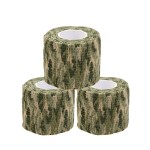 SEADESKY Camouflage Tape Wrap 5CM x 4.5M Camo Form (Pack of 3) (Camouflage2)