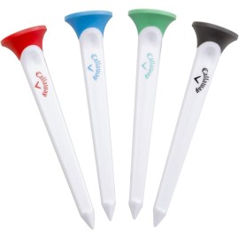 Callaway Par-Tee Plastic Golf Tees, Assorted, Pack of 4