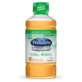Pedialyte AdvancedCare Electrolyte Solution Has PreActivPrebiotics | Hydration Drink | Tropical Fruit, 1 Liter