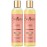 SheaMoisture Massage Oil, Illuminating Coconut & Hibiscus 2-Pack - Glow Up Essentials, 8 Oz Ea