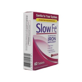 Slow Fe Slow Release Iron, Tablets, 60 ea - 2pc