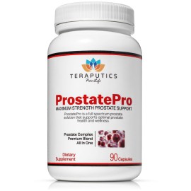 ProstatePro - 33 Herbs Saw Palmetto Prostate Health Supplements For Men | Reduce Urination | Hair Growth w/ DHT Blocker | Beta Sitosterol, Pygeum and Saw Palmetto for Men Prostate Support, 90 Capsules