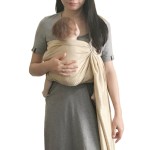 Vlokup Baby Water Ring Sling Carrier | Lightweight Breathable Mesh Baby Wrap for Infant, Newborn, Kids and Toddlers | Perfect for Summer, Swimming, Pool, Beach | Great for Dad Too Champagne