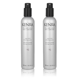Kenra Professional Volume Spray Non Aerosol 25 | Super Hold Finishing Spray | High Humidity Resistance | Flake-Free and Fast-Drying | All Hair Types | 10.1 fl. oz. (2-Pack)