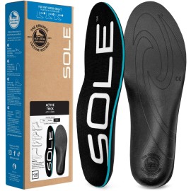 SOLE Active Thick Insoles - Men\'s Size 12/Women\'s Size 14