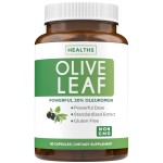 Super Strength Olive Leaf Extract Capsules - Vegan Non-GMO 750mg Olive Extract with 20% Oleuropein Antioxidant Supplement for Immunity Skin and Heart Health Support - Made in The USA (2 Month Supply)