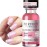 Perfect Formula Pink Gel Coat - Rosey Glow Nail Strengthener & Keratin Treatment, 0.6 oz - Protein-Rich, Glossy Pink Gel Nail Polish for Damaged Nails | Supports Growth & Repair