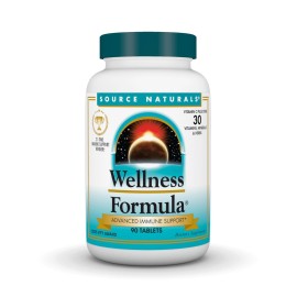 Source Naturals Wellness Formula Bio-Aligned Vitamins & Herbal Defense - Immune System Support Supplement & Immunity Booster* - 90 Tablets