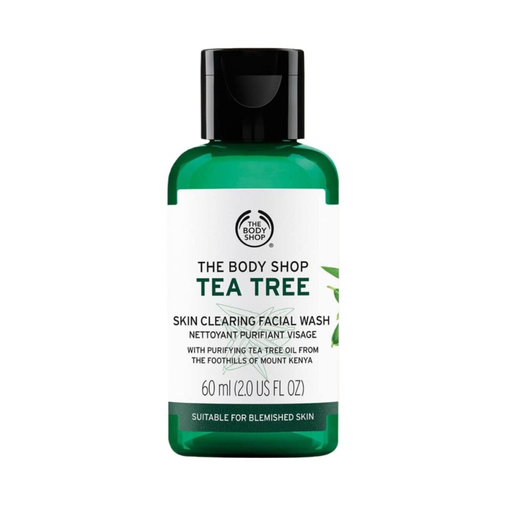 The Body Shop Tea Tree Skin Clearing Facial Wash - Purifying Vegan Face Wash For Oily, Blemished Skin - 2 oz