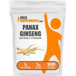 BulkSupplements.com Ginseng Root Extract Powder - Panax Ginseng Supplement, Herbal Supplement - Vegan & Gluten Free, 1g per Serving, 1kg (Pack of 5) (11 lbs)