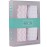 Ely\'s & Co Pack n Play , Portable mini Crib Sheet Set 100% Jersey Cotton Pink Chevron and Polka Dots for Baby Girl, 2 Pack