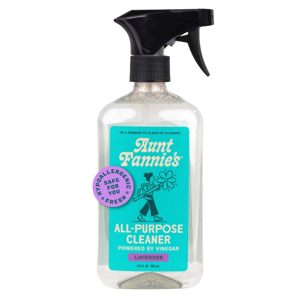 Aunt Fannie\'s All Purpose Household Cleaner, Multi-surface Spray, Powered by Vinegar for Kitchen, Bath, Windows and Countertops, Lavender Scent (Pack of 1)
