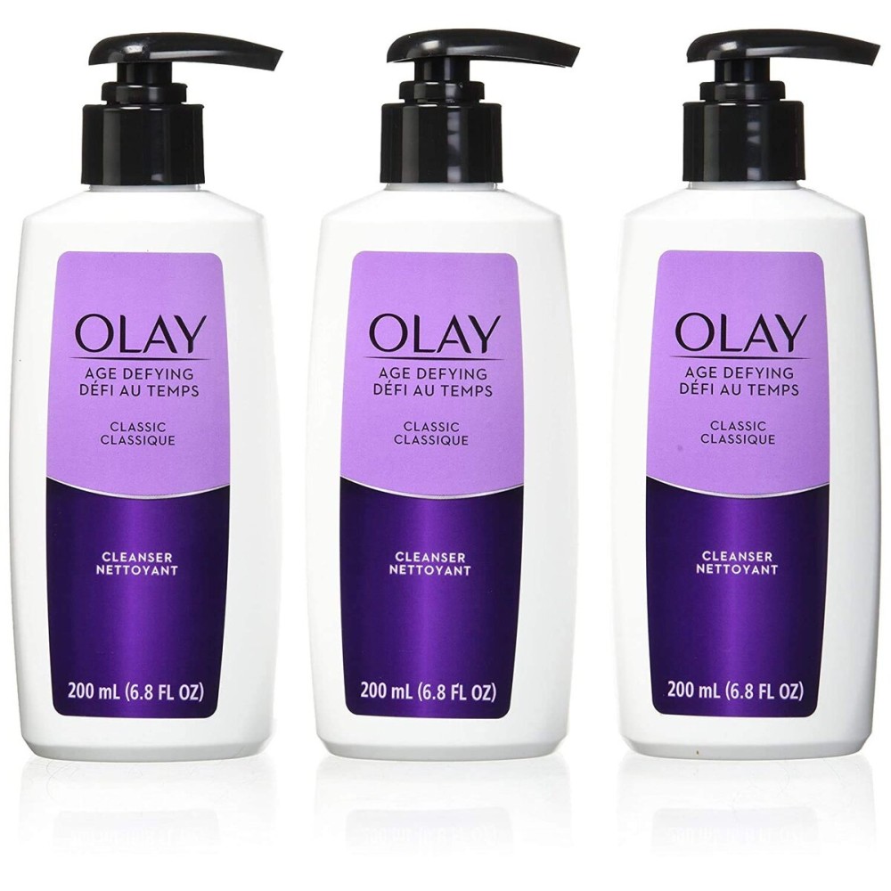Face Wash by Olay Age Defying Classic Facial Cleanser 6.8 Fl Oz (Pack of 3)